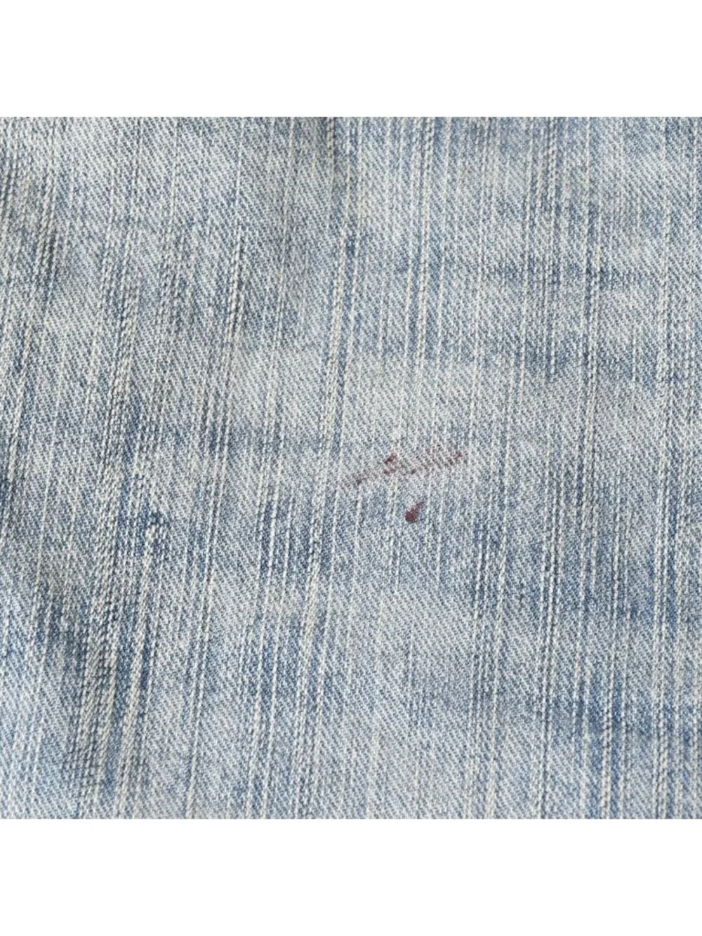 Balenciaga Baggy Wide Leg Denim Pants Indigo Blue Jeans Blanc